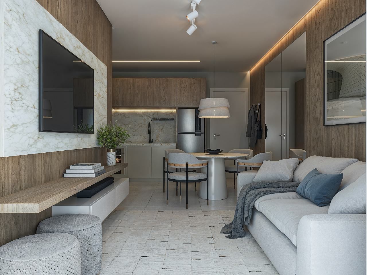 Bohn Residence e Office Maresia - Living